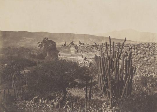 Quatrième palais, côté oriental, à Mitla, Oaxaca