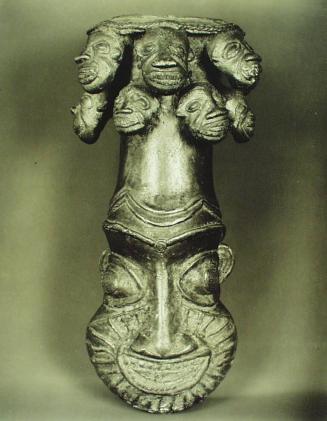 Pipe Bowl with Surmounted Heads