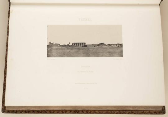 Thebes. Louqsor. Vue générale des ruines. 