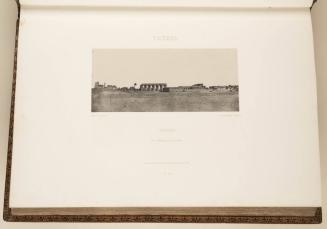 Thebes. Louqsor. Vue générale des ruines. 