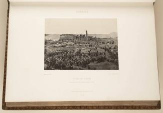 Thebes. Palais de Karnak. Vue générale des ruines, prise à l’est. 