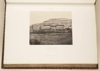 Thebes. Médinet Habou. Vue générale des ruines