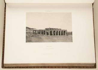 Thebes. Gournau. Tombeau d’Osymandias