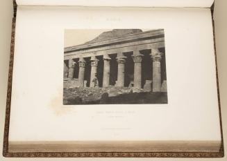 Nubie. Grand Temple d’Isis, à Philœ. Galerie orientale
