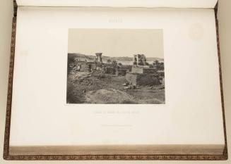 Nubie. Village et Temple de l’ile de Béghé