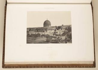 Palestine. Jérusalem. Mosquée d’Omar