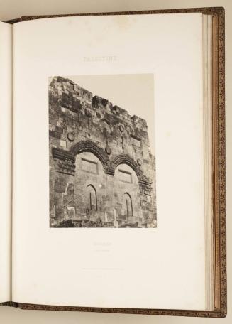 Palestine. Jérusalem. Porte dorée