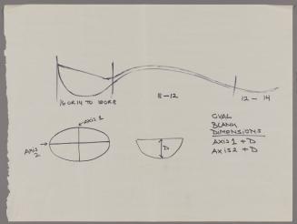 Design Drawing for Mermaid Tail Ladle