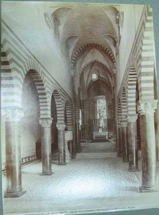PRATO - Interno della Cattedrale.  ( Accresciuta nel 1312 da Giov. Pisano. )