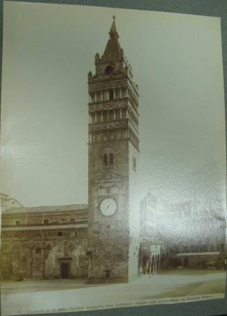 PISTOIA - Campanile della Cattedrale.  ( Ridotto nella forma attuale da Giovanni Pisano. )