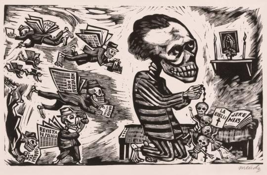 Calaveras Estranguladoras—Gregorio Cárdenas Hernández (Strangled Skeletons—Gregorio Cárdenas Hernández)