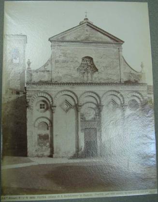 PISTOIA - Chiesa di S. Bartolommeo in Pantano.  ( Fondata nell' VIII secolo, la facciatae del XII secolo. )