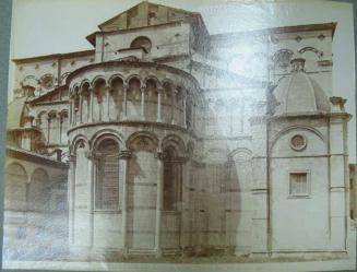 LUCCA -  Cattedrale.  L'Esterno della Tribuna.  ( XIV secolo. )