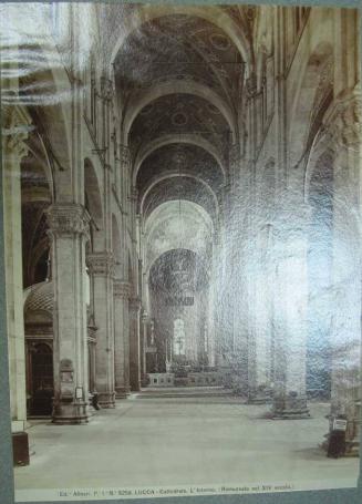 LUCCA - Cattedrale.  L'Interno.  Rinnuovato nel XIV secolo. )