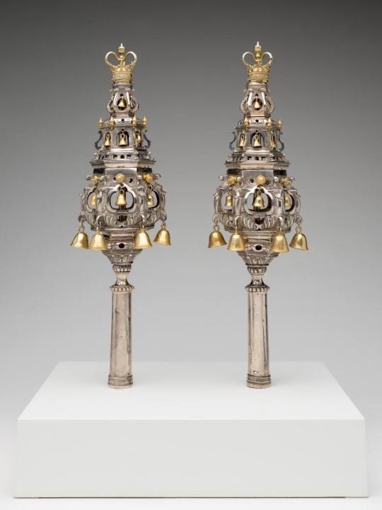 Pair of Torah Finials