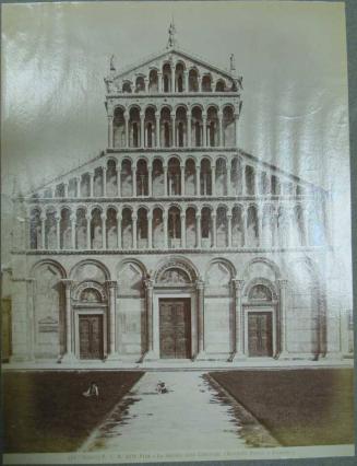 PISA - La facciata della Cattedrale.  ( Buschetto Pisano e Rainaldo. )