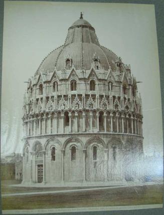 PISA - Il Battistero o San Giovanni.  ( Diotisalvi , 1153.  Le aggiunte gotiche sono del XIV Secolo. )