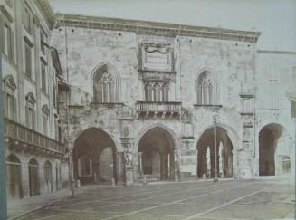 Bergamo. Palace of the Library.