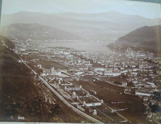 Panoramic view of Lake Como