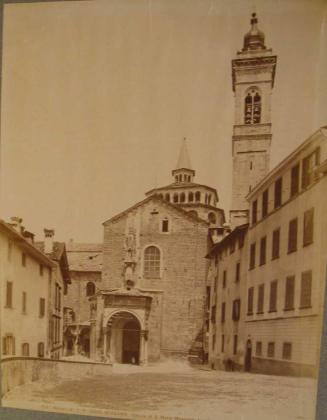 Chiesa di S. Maria Maggiore.  The exterior at midday.