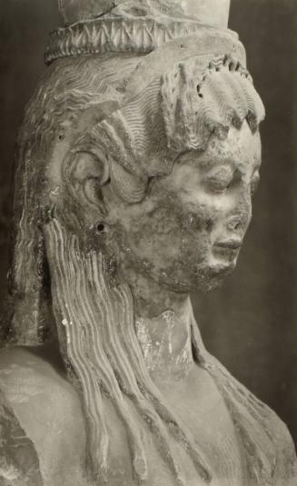 Caryatid. Head, Facing Two-Thirds Right.