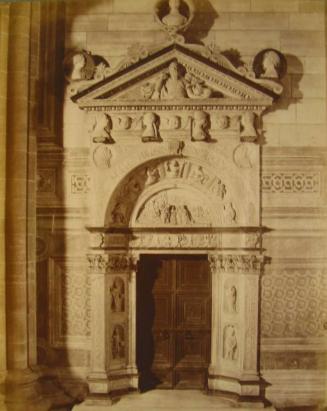 Certosa Di Pavia- Porta della Stanza del Lavabo; G.A. Omodeo