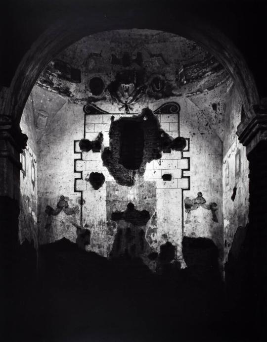 Interior of Tumacocori Mission, Arizona