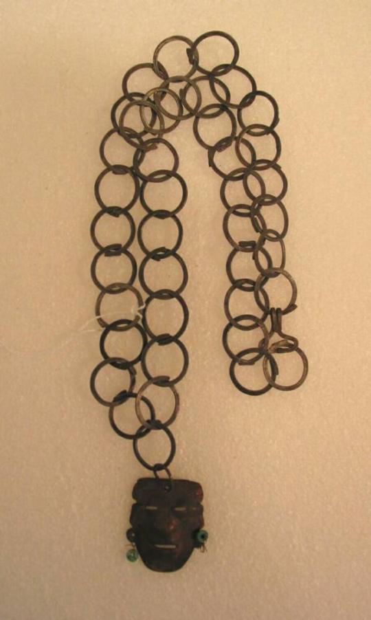 Necklace with Human-head Pendant