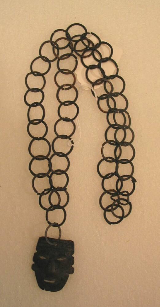 Necklace with Human-head Pendant