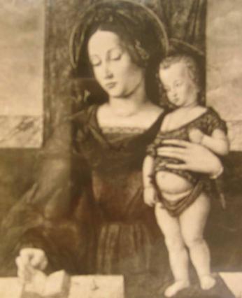 [Photograph of Painting of Madonna and Child]