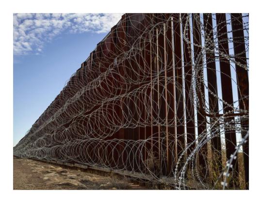 US-Mexico Border Fence #1, Douglas, Arizona, USA