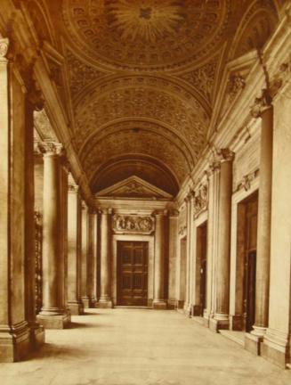 Roma - Basilica di S. Maria Maggiore.  Interno del Portico. (Fuga).