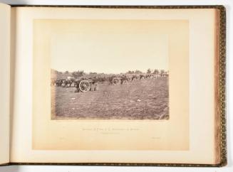Battery D, Fifth U.S.  Artillery, in Action, Fredericksburg, Virginia