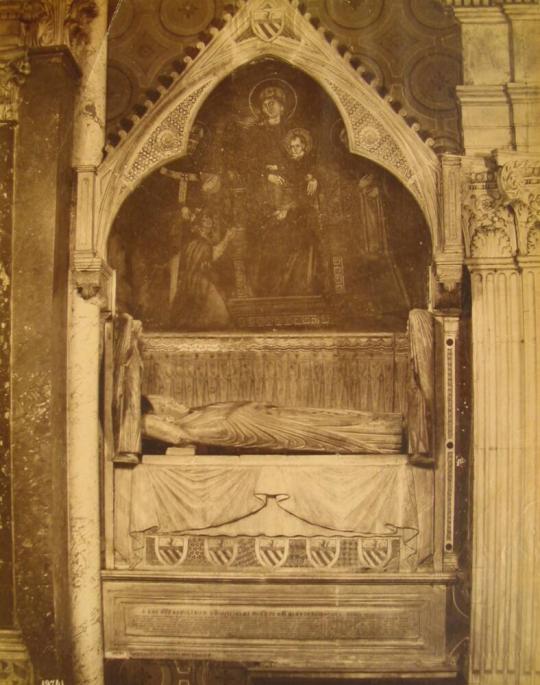 Chiesa di S. Maria Sopra Minerva. Monumento di Guglielmo Durando.