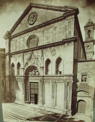 St Agostino church. The exterior. (XIV century)