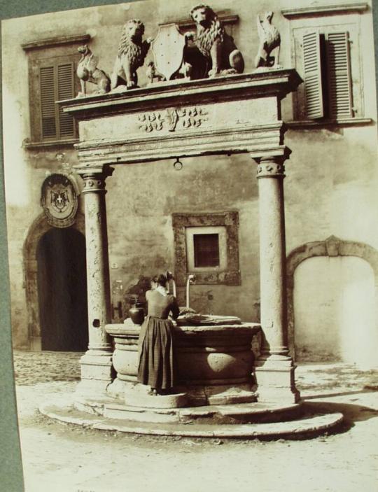 Cathedral square. Public fountain.