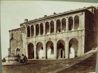 Vignola porch, facing the church of S.Biagio.