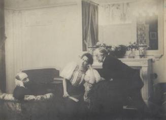 [Edgar Degas with Paul Poujaud and Marie Fontaine at Ernest Chausson's house, Paris]
