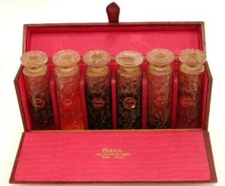 Set of six bottles in fitted case