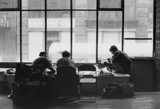 Anne Tucker, Robert Frank, Philip Brookman in Robert's Loft