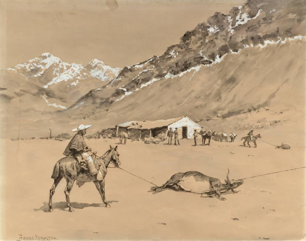 Santa Del Inca – Roping Cattle at Punta Negra | All Works | The MFAH ...