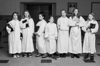 Sunday choir at St. Joseph's Parish. Black River Falls, WI