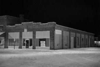 Downtown after snowfall. Black River Falls, WI