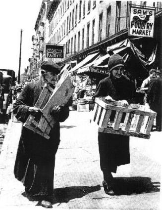 Sisters on DeKalb Avenue, Williamsburgh, Brooklyn, New York