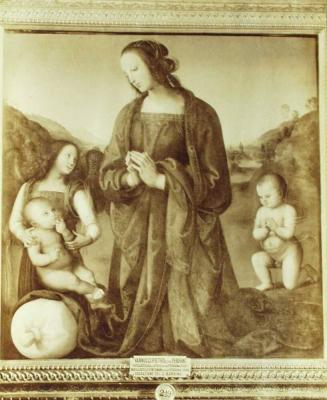 FIRENZE-R Galleria Pitti. L' adorazione del Bambino Gesu'.(Pietro Perugino)