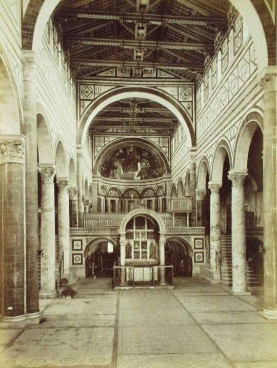 FIRENZE-Contorni. Basilica di S. Miniato al Monte. L' Interno.