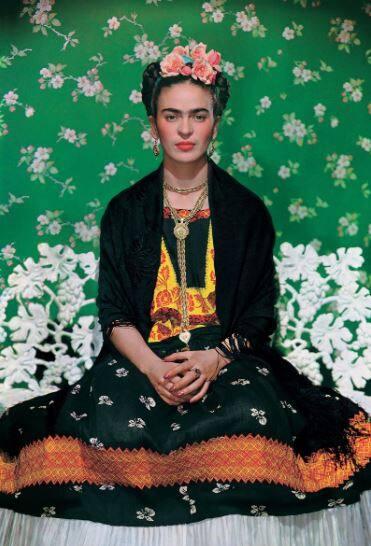 Frida on White Bench, New York