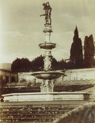 FIRENZE-Dintorni. Villa Reale di Castello. Fontana d'Ercole. (Opera del Tribolo, il gruppe e' dell' Ammannati).