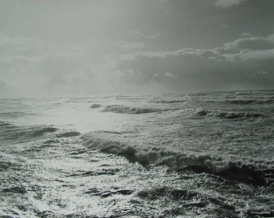 Southwest from the South Jetty at the Mouth of the Columbia River, Clatsop County, Oregon