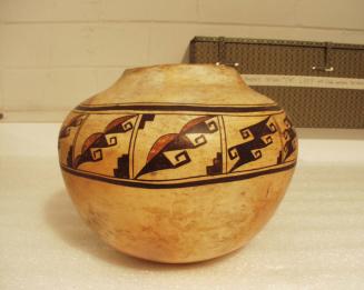 Jar (Olla) with Abstract  Stepped Design